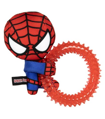 Jouet pour chien Spider-Man   Rouge 100 % polyester