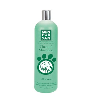 Shampoing pour animaux de compagnie Menforsan Chien Aloe Vera 1 L